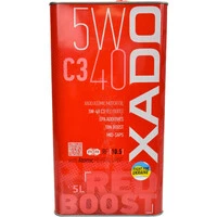 Моторна олива Xado Atomic Oil C3 RED BOOST 5W-40 5 л (XA26322)