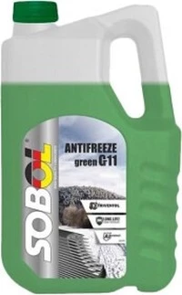 Антифриз Sobol G11 зелений -30 °C, 5 л готовий антифриз (7738)