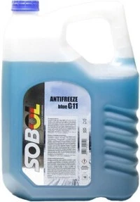Антифриз Sobol G11 синій -30 °C, 10 л готовий антифриз (7742)