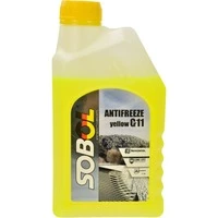 Антифриз Sobol G11 жовтий -30 °C, 1 л готовий антифриз (10877)