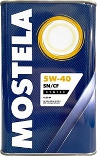 Моторна олива Mostela Syntec 5W-40 0.946 л (4820133020555)
