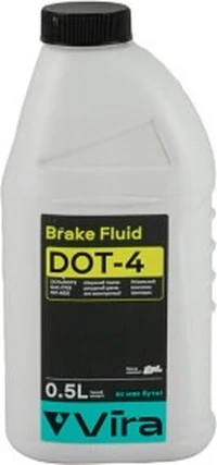 Гальмівна рідина Гальмівна рідина VIRA Brake Fluid DOT 4 пластик (VI1011)