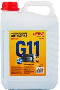 Антифриз Voin G11 синій -40 °C, 4 л готовий антифриз (VA-1144)