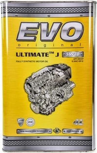 Моторна олива EVO Ultimate J 5W-30 4 л (EVOULTIMATEJ5W304L)