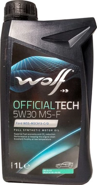 Моторна олива Wolf Officialtech MS-F 5W-30 1 л (8308611)