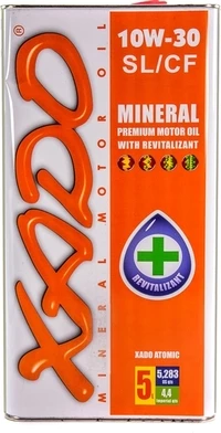 Моторна олива Xado Atomic Oil SL/CF 10W-30 5 л (XA20311)