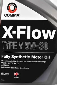 Моторна олива Comma X-Flow Type V 5W-30 5 л (XFV5L)