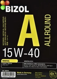 Моторна олива Bizol Allround 15W-40 4 л (B82016)