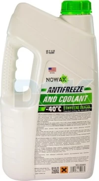 Антифриз Nowax G11 зелений -40 °C, 5 л готовий антифриз (NX05003)