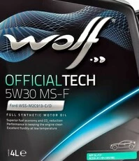 Моторна олива Wolf Officialtech MS-F 5W-30 4 л (8308710)