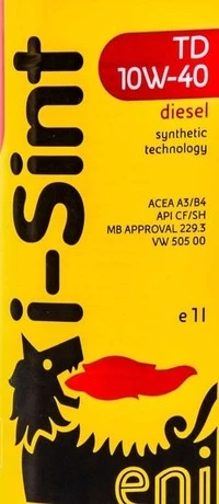 Моторна олива Eni I-Sint TD 10W-40 1 л (150396)