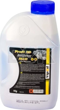 Антифриз VIPOIL Profi 30 G11 синій -24 °C, 1 л готовий антифриз (701395)