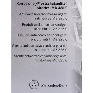 Антифриз Mercedes-Benz синій 5 л концентрат антифризу (A000989082511)