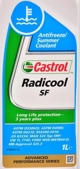 Антифриз Castrol Radicool SF G12+ рожевий 1 л концентрат антифризу (RADICOOLSF1L)