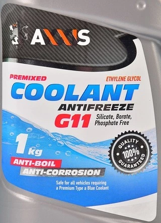 Антифриз Axxis Coolant G11 синій -32 °C, 1 л готовий антифриз (AX2010)