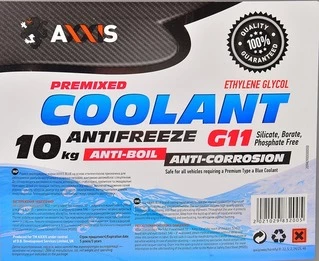 Антифриз Axxis Coolant G11 синій -32 &deg;C, 10 л готовий антифриз (AX2012)