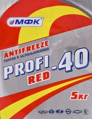 Антифриз МФК Profi G12 червоний -32 &deg;C, 5 л готовий антифриз (4807408631)