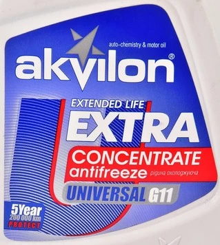 Антифриз Akvilon Extra G11 синій 1 л концентрат антифризу (AKV1C)
