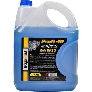 Антифриз VIPOIL Profi 40 G11 синій -30 &deg;C, 10 л готовий антифриз (701400)