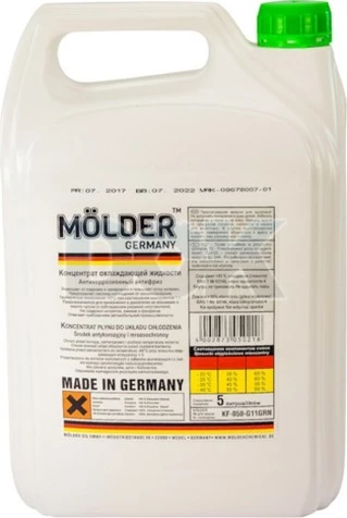 Антифриз Molder G11 зелений 5 л концентрат антифризу (KF050G11GRN)
