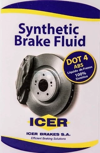 Гальмівна рідина Icer DOT 4 ABS, 0,5 л гальмівна рідина (950002)