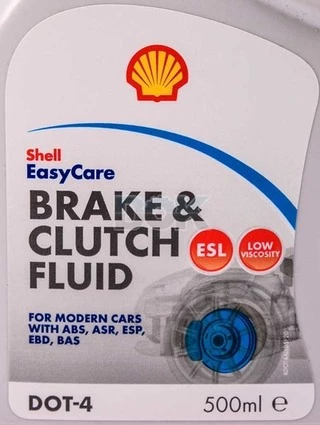Гальмівна рідина Shell ESL DOT 4 ABS, ESP, ASR, 0,5 л гальмівна рідина (AT59H)
