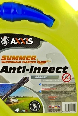 Омивач скла Омивач скла Axxis Anti-Insect літній лісовий 4 л (AX2084)