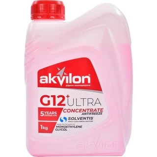 Антифриз Akvilon Ultra G12+ червоний 1 л концентрат антифризу (AKVREDULT1C)