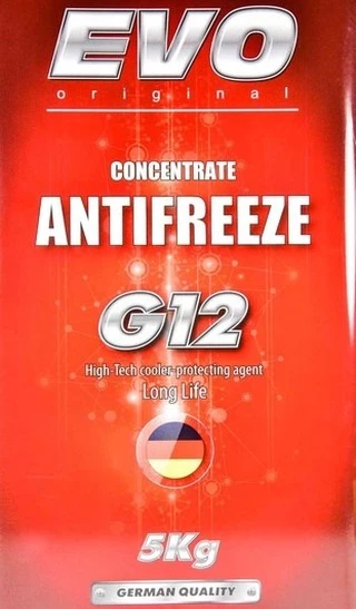 Антифриз EVO G12 червоний 5 л концентрат антифризу (G12CONRED5L)