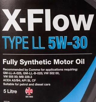 Моторна олива Comma X-Flow Type LL 5W-30 5 л (XFLL5L)