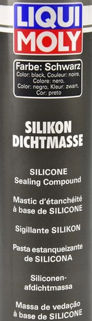 Герметик Liqui Moly Silikon-Dichtmasse герметик чорний, 200 мл 6185 (6185)