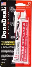 Герметик DoneDeal Gasket Maker червоний формувач прокладок, 85 мл DD6726 (DD6726)