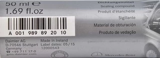 Герметик Mercedes-Benz герметик червоний 50 г (A001989892010)
