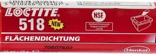 Герметик Loctite 518 червоний формувач прокладок, 25 мл 21625 (21625)