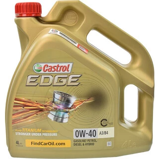 Моторна олива Castrol EDGE A3/B4 0W-40 4 л (15338F)