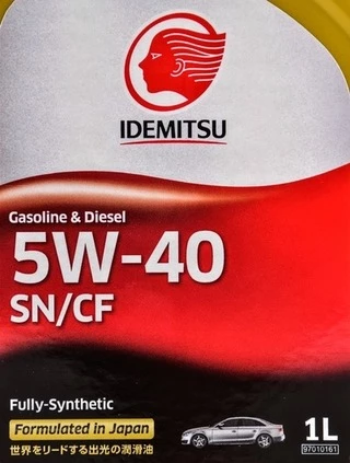 Моторна олива Idemitsu Engine Oil 5W-40 1 л (30015048724000020)