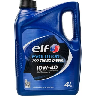 Моторна олива Elf Evolution 700 Turbo Diesel 10W-40 4 л (216673)
