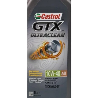 Моторна олива Castrol GTX Ultraclean A/B 10W-40 1 л (15DE17)