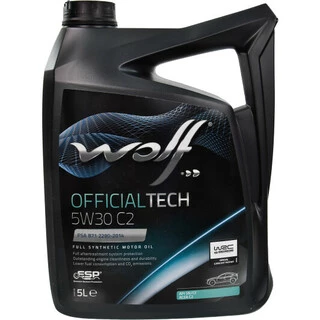 Моторна олива Wolf Officialtech C2 5W-30 5 л (8309113)
