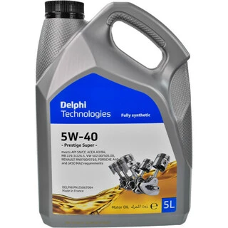 Моторна олива Delphi Prestige Plus 5W-40 5 л (25067064)