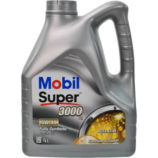 Моторна олива Mobil Super 3000 X1 5W-40 4 л (150013)