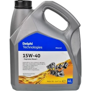 Моторна олива Delphi Supreme Diesel 15W-40 4 л (25185360)