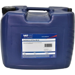 Моторна олива VatOil SynGold LL-III Plus 5W-30 20 л (50022)
