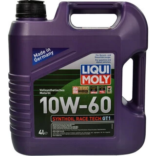 Моторна олива Liqui Moly Synthoil Race Tech GT1 10W-60 4 л (7535)