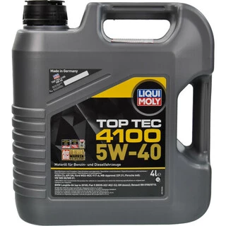 Моторна олива Liqui Moly Top Tec 4100 5W-40 4 л (2195)