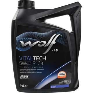 Моторна олива Wolf Vitaltech PI C3 5W-40 4 л (8302916)