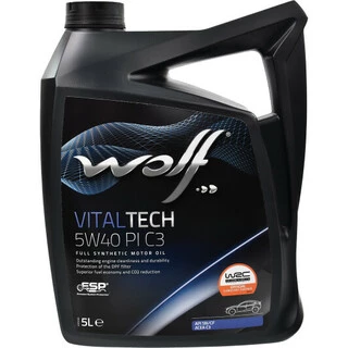 Моторна олива Wolf Vitaltech PI C3 5W-40 5 л (8303012)