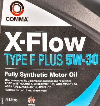 Моторна олива Comma X-Flow Type F PLUS 5W-30 4 л (XFFP4L)