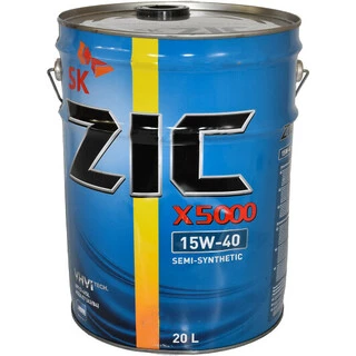 Моторна олива ZIC X5000 15W-40 20 л (192604)