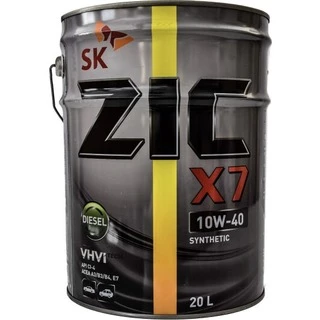Моторна олива ZIC X7 Diesel 10W-40 20 л (192607)